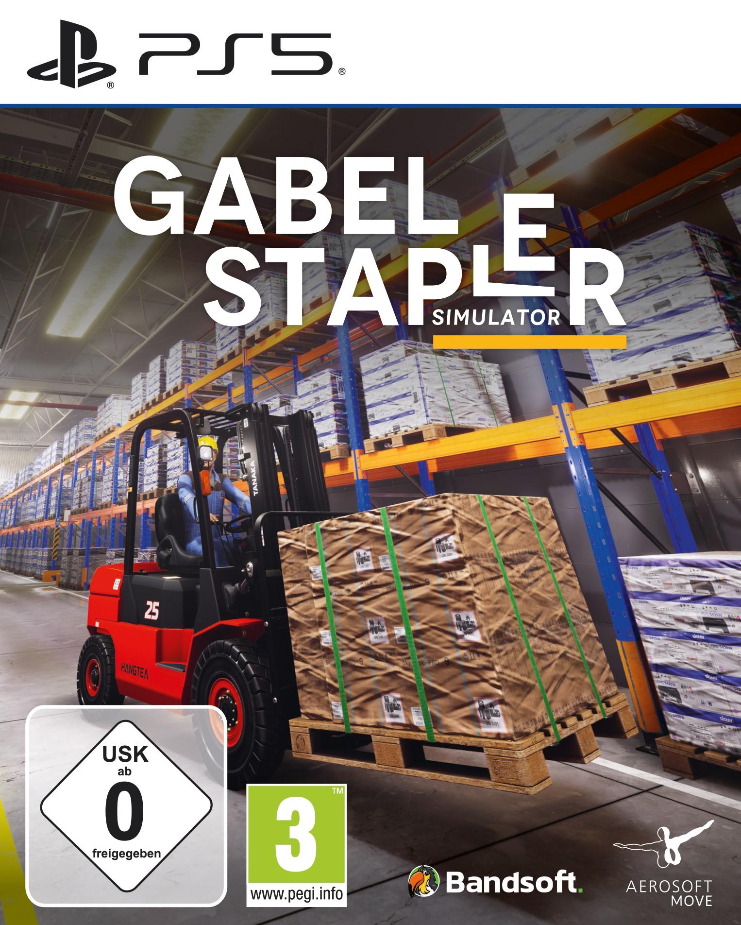 Vorderes Coverbild Gabelstapler Simulator (PlayStation PS5)