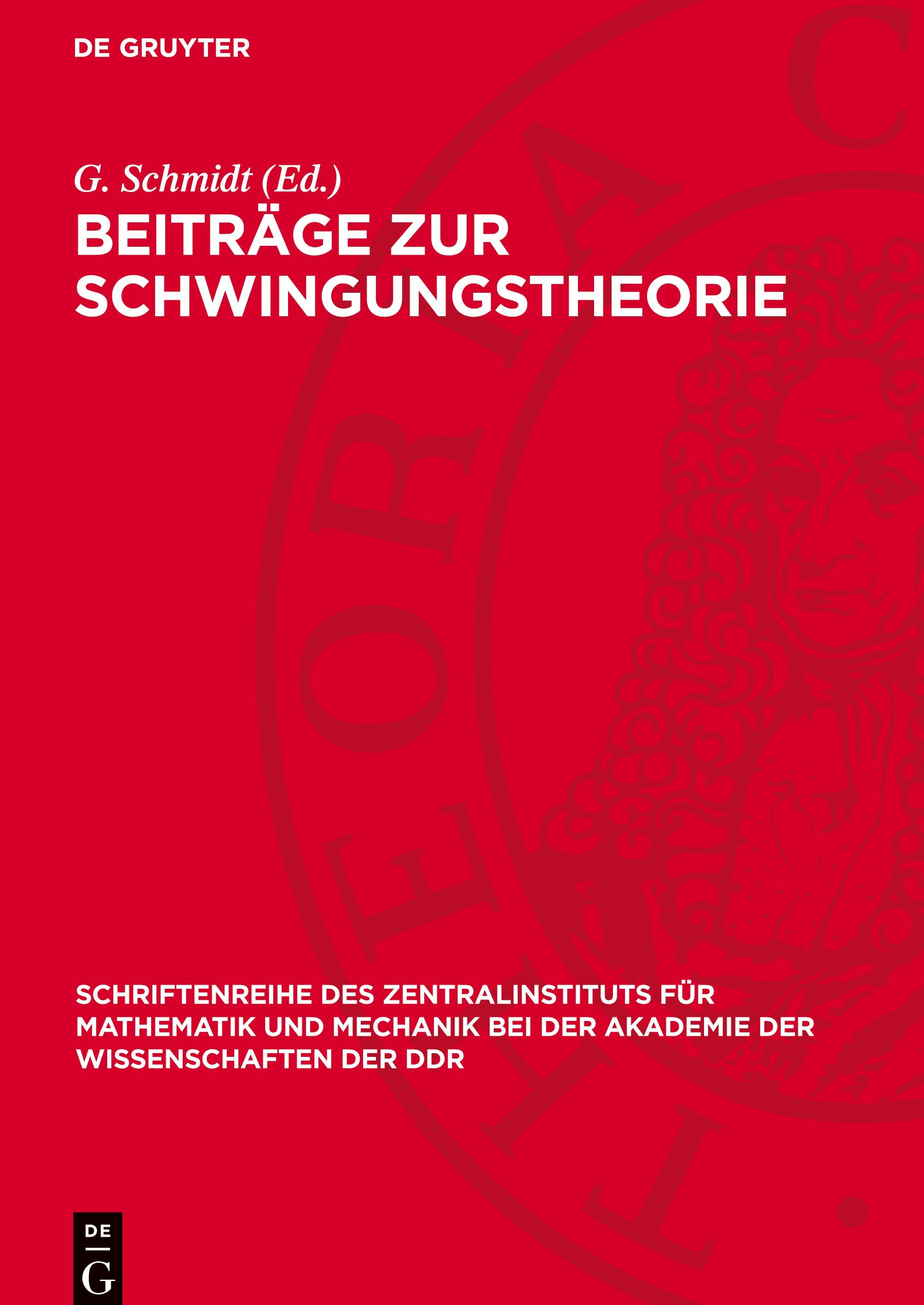 Vorderes Coverbild Beiträge zur Schwingungstheorie