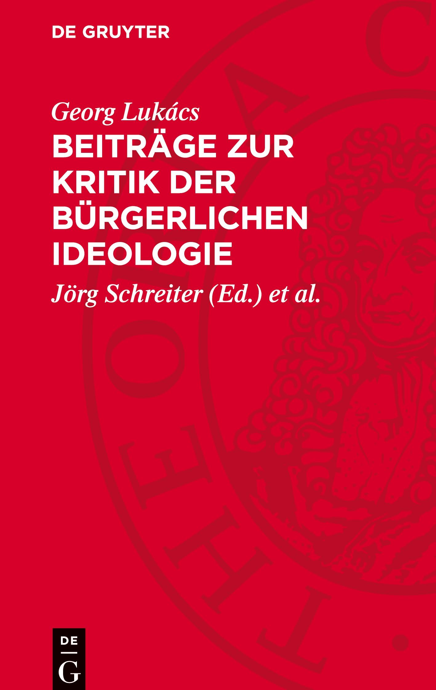 Vorderes Coverbild Beiträge zur Kritik der bürgerlichen Ideologie
