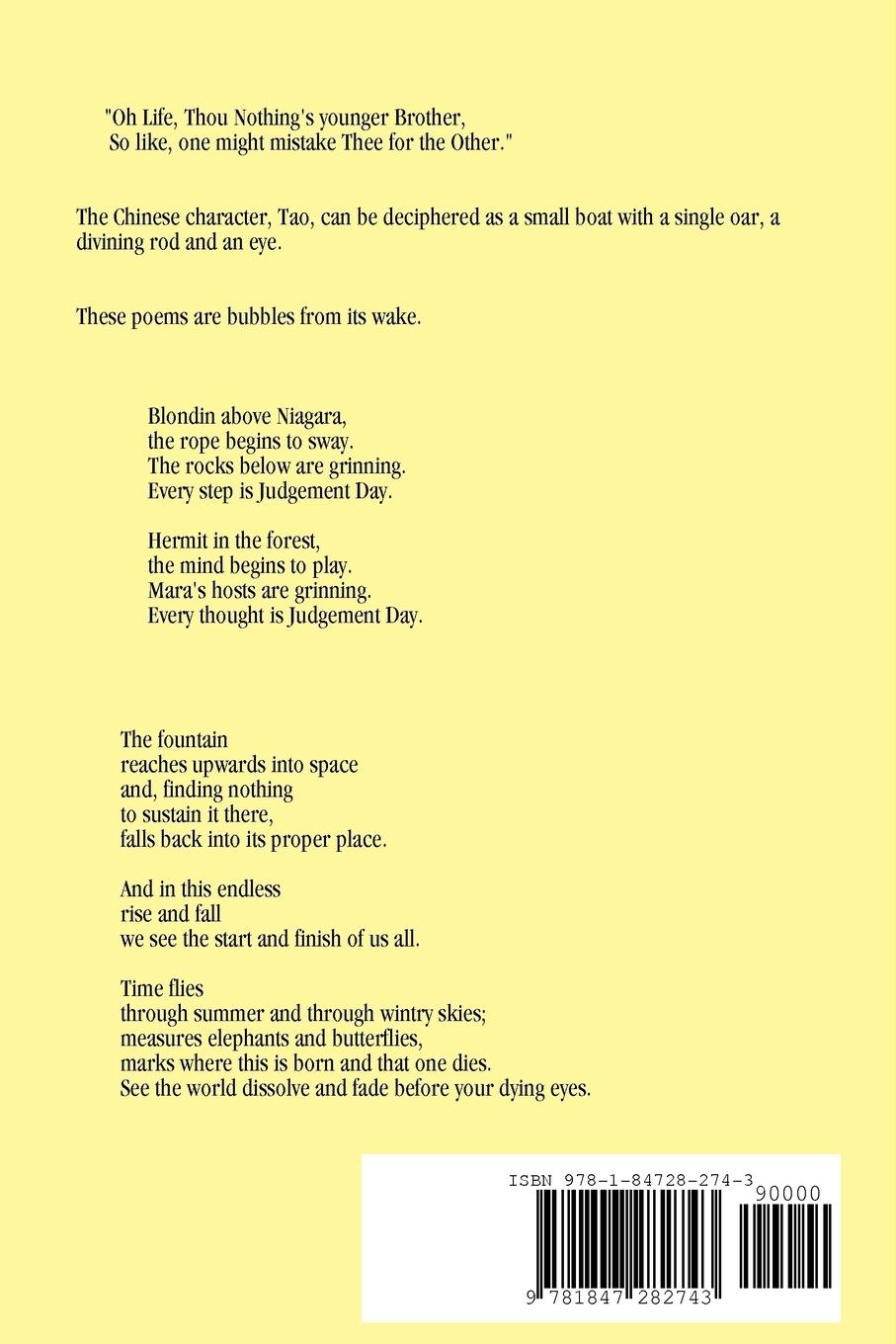 Rückseitencover Blondin & Other Poems