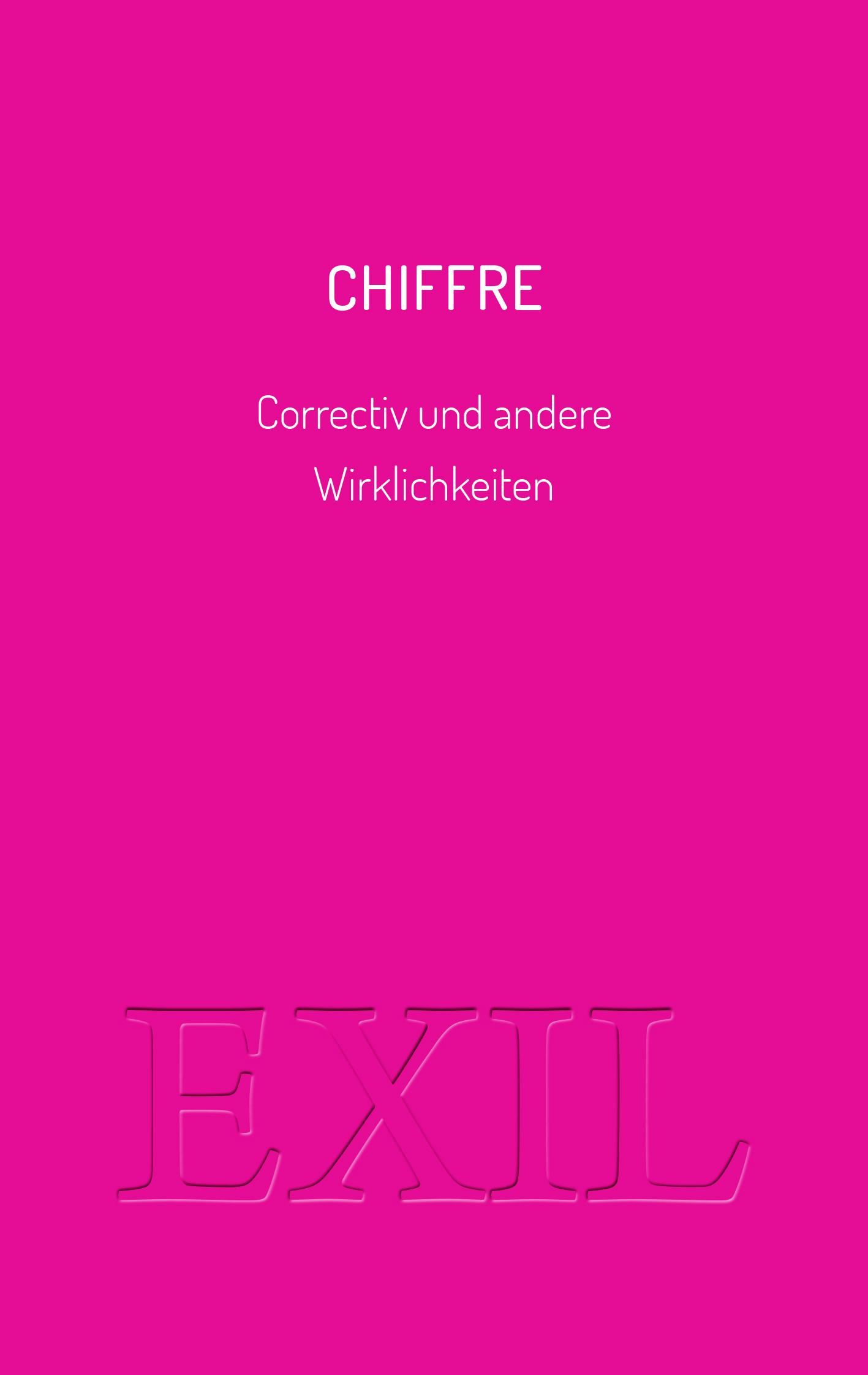 Vorderes Coverbild Chiffre