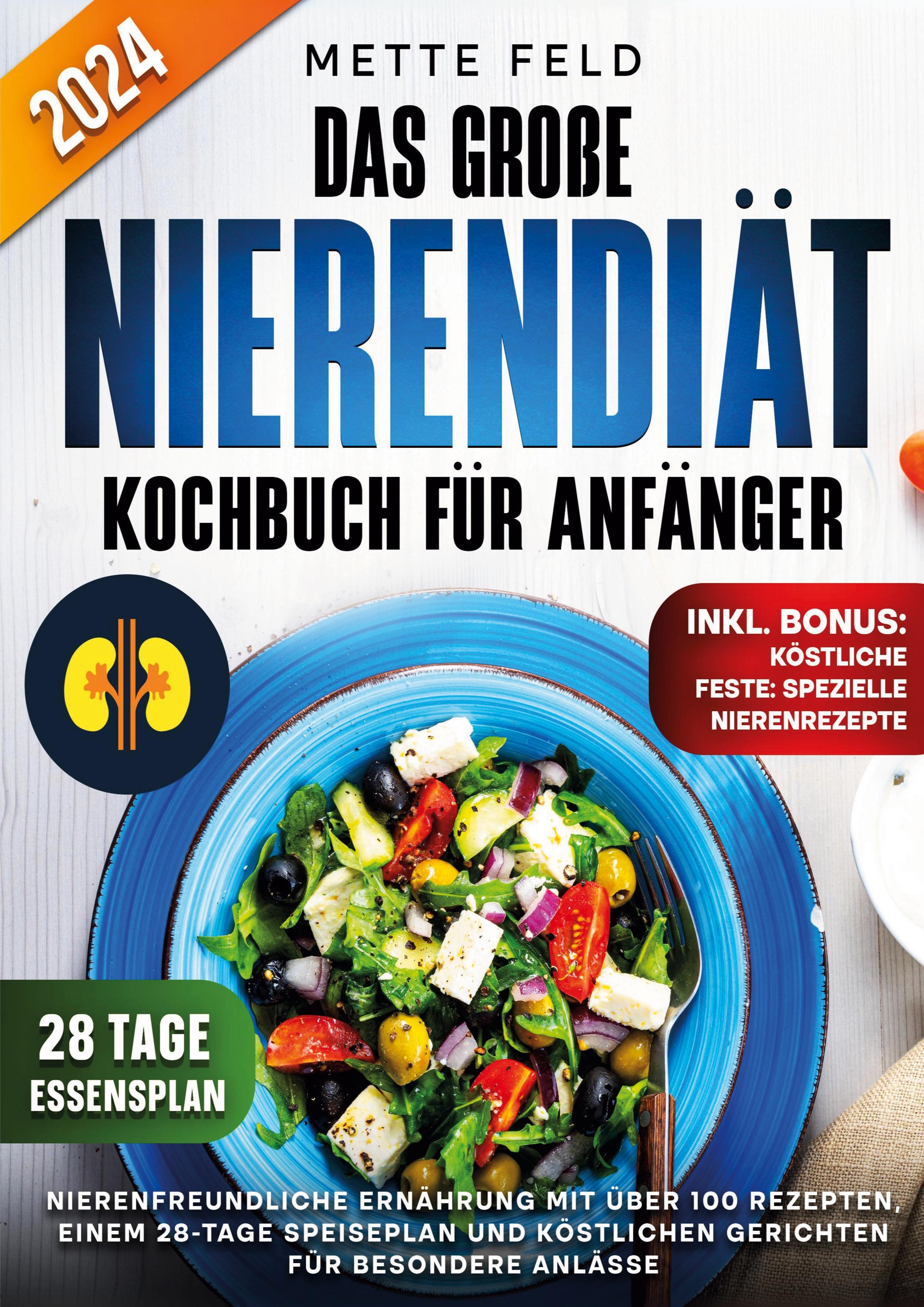 Vorderes Coverbild Das große Nierendiät Kochbuch für Anfänger