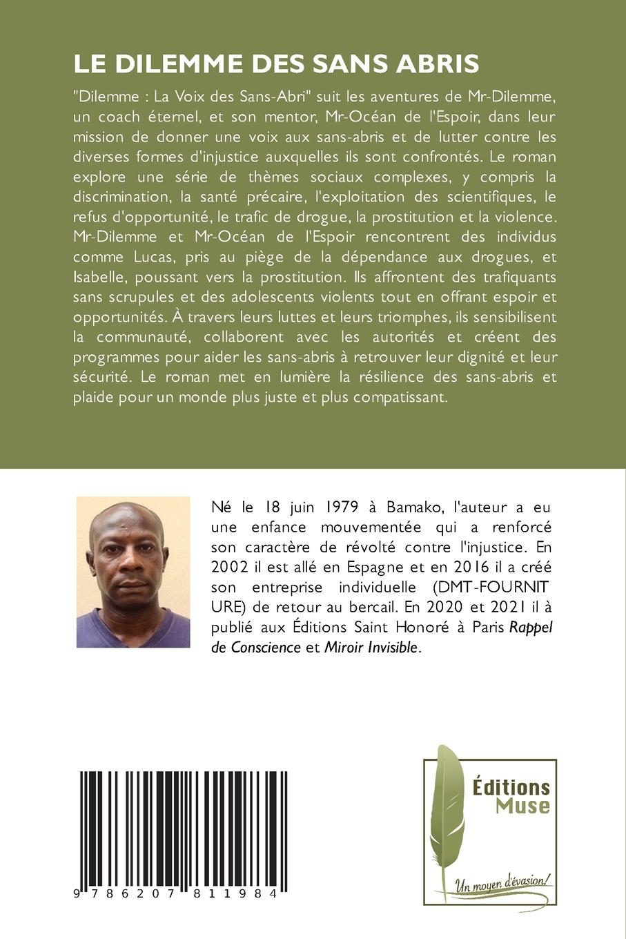 Rückseitencover LE DILEMME DES SANS ABRIS