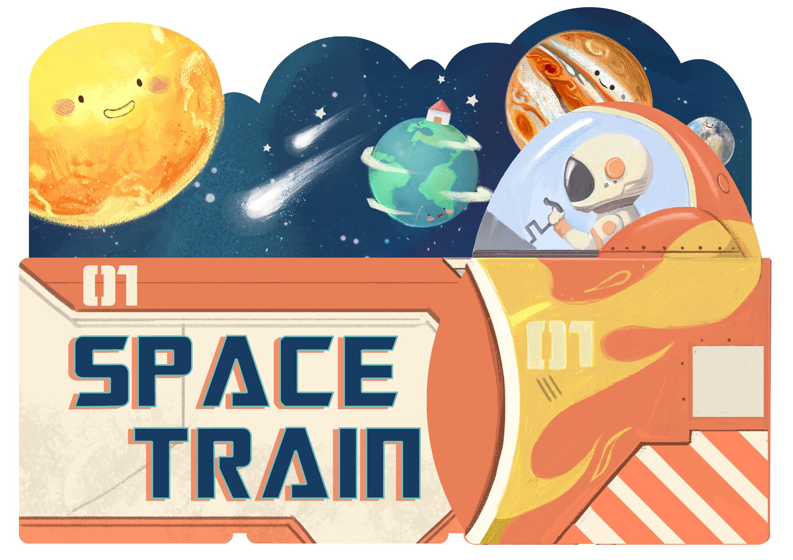 Vorderes Coverbild Space Train