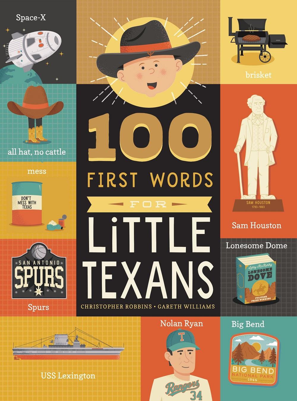 Vorderes Coverbild 100 First Words for Little Texans