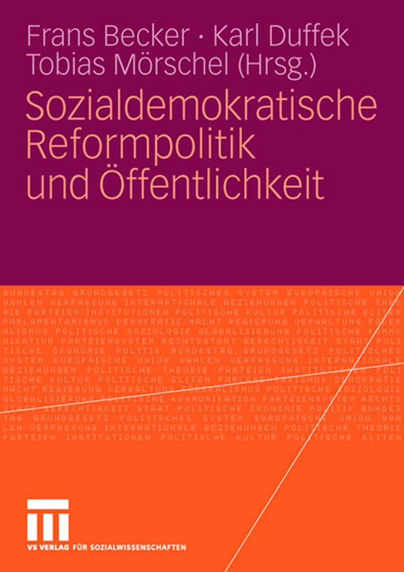 Vorderes Coverbild Sozialdemokratische Reformpolitik und Öffentlichkeit