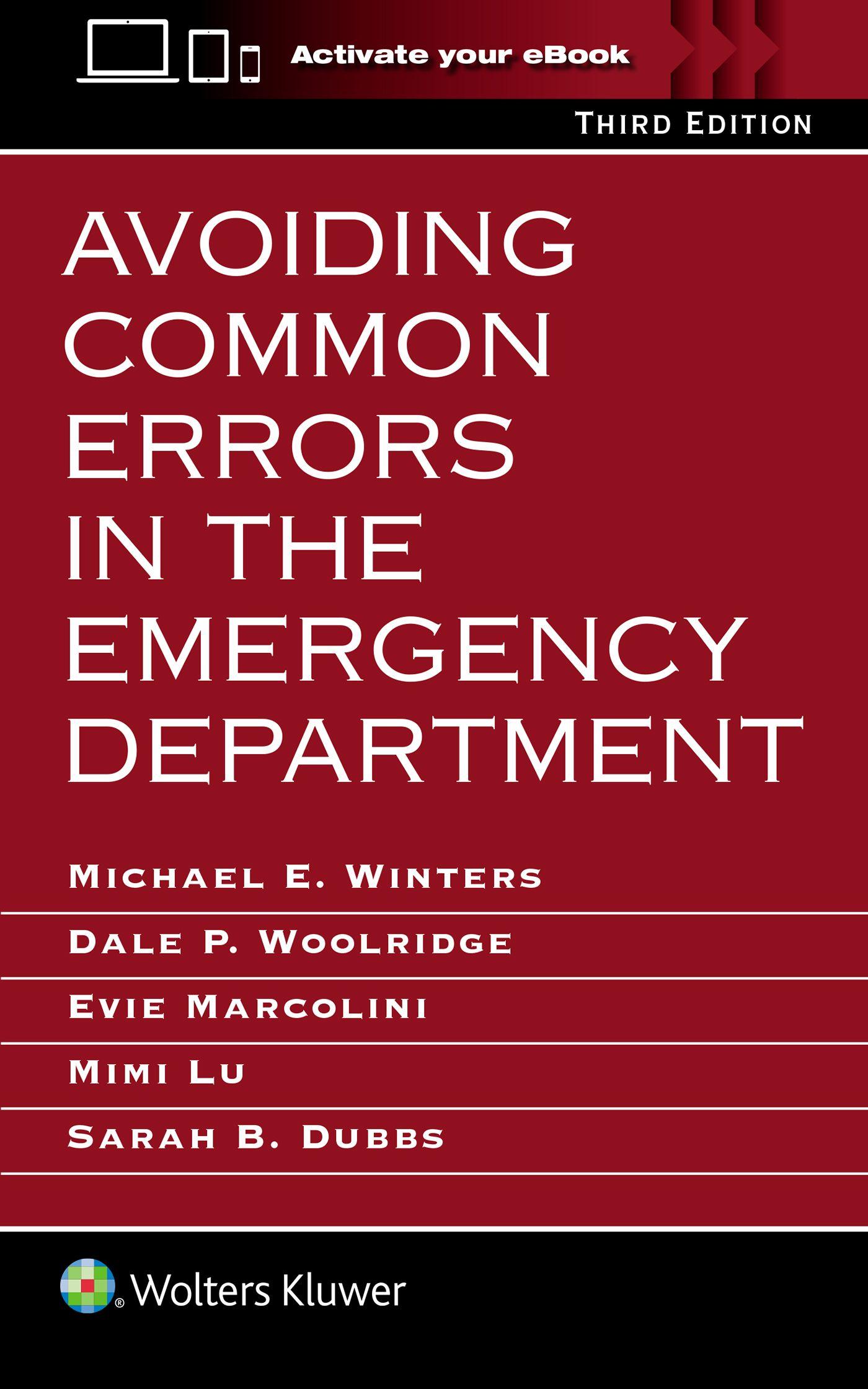 Vorderes Coverbild Avoiding Common Errors in the Emergency Department