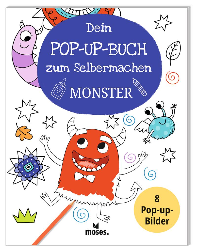 Vorderes Coverbild Dein Pop-Up-Buch zum Selbermachen - Monster