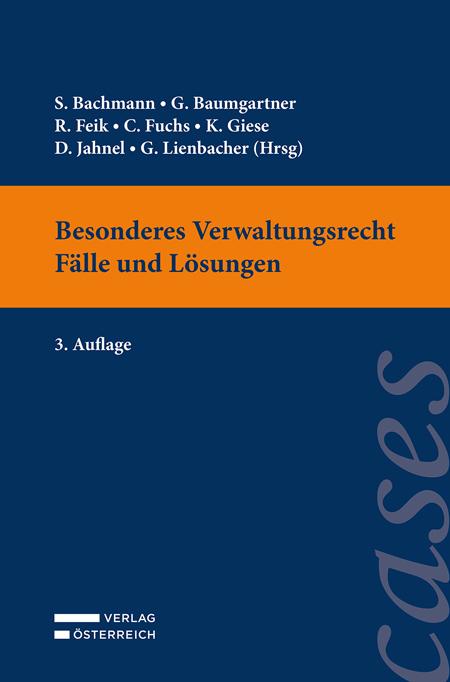 Vorderes Coverbild Besonderes Verwaltungsrecht - Fälle und Lösungen
