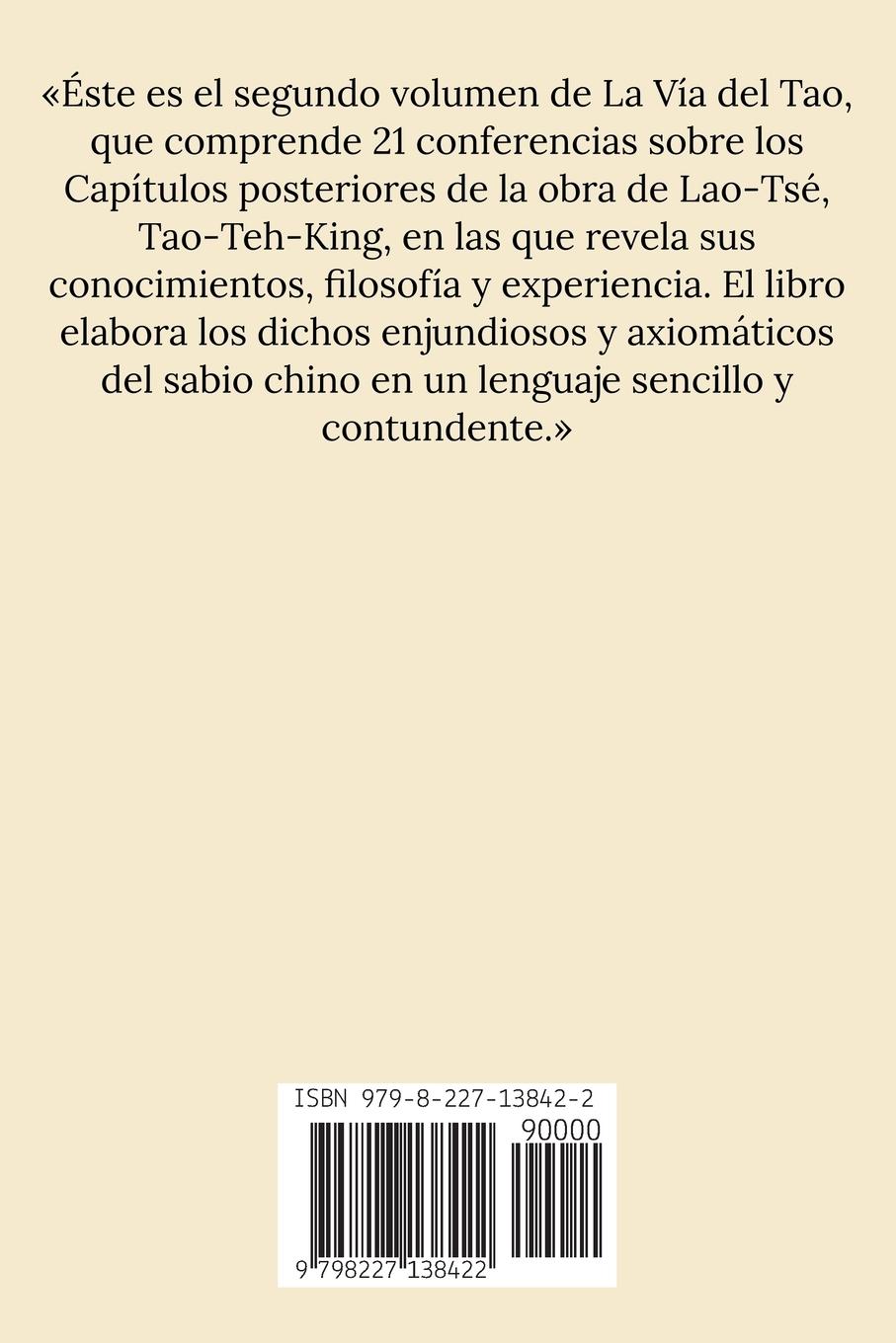 Rückseitencover Tao Teh King