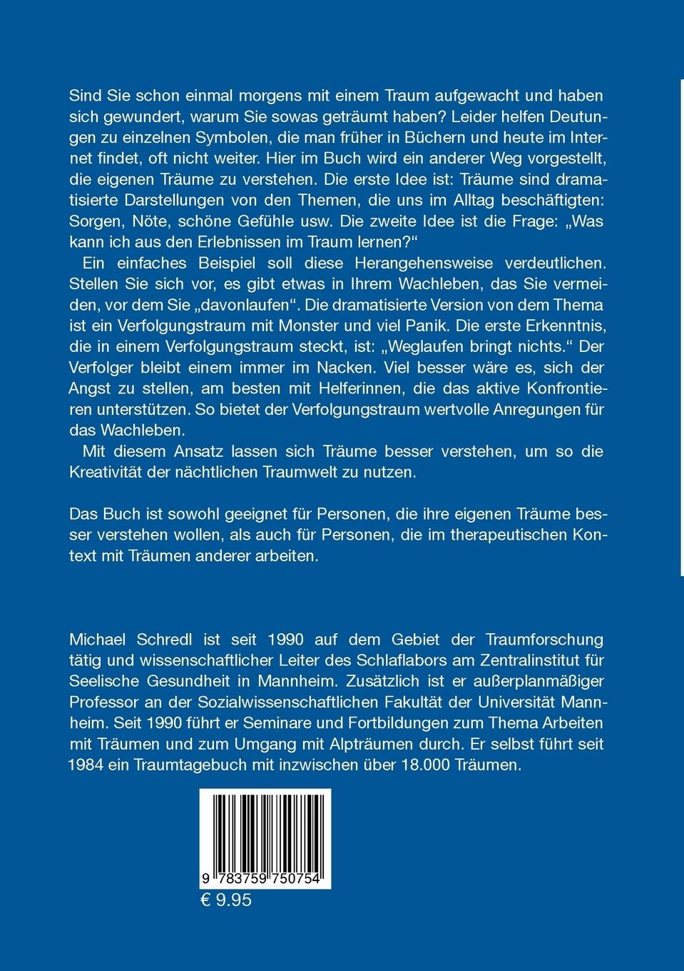 Rückseitencover Träume besser verstehen