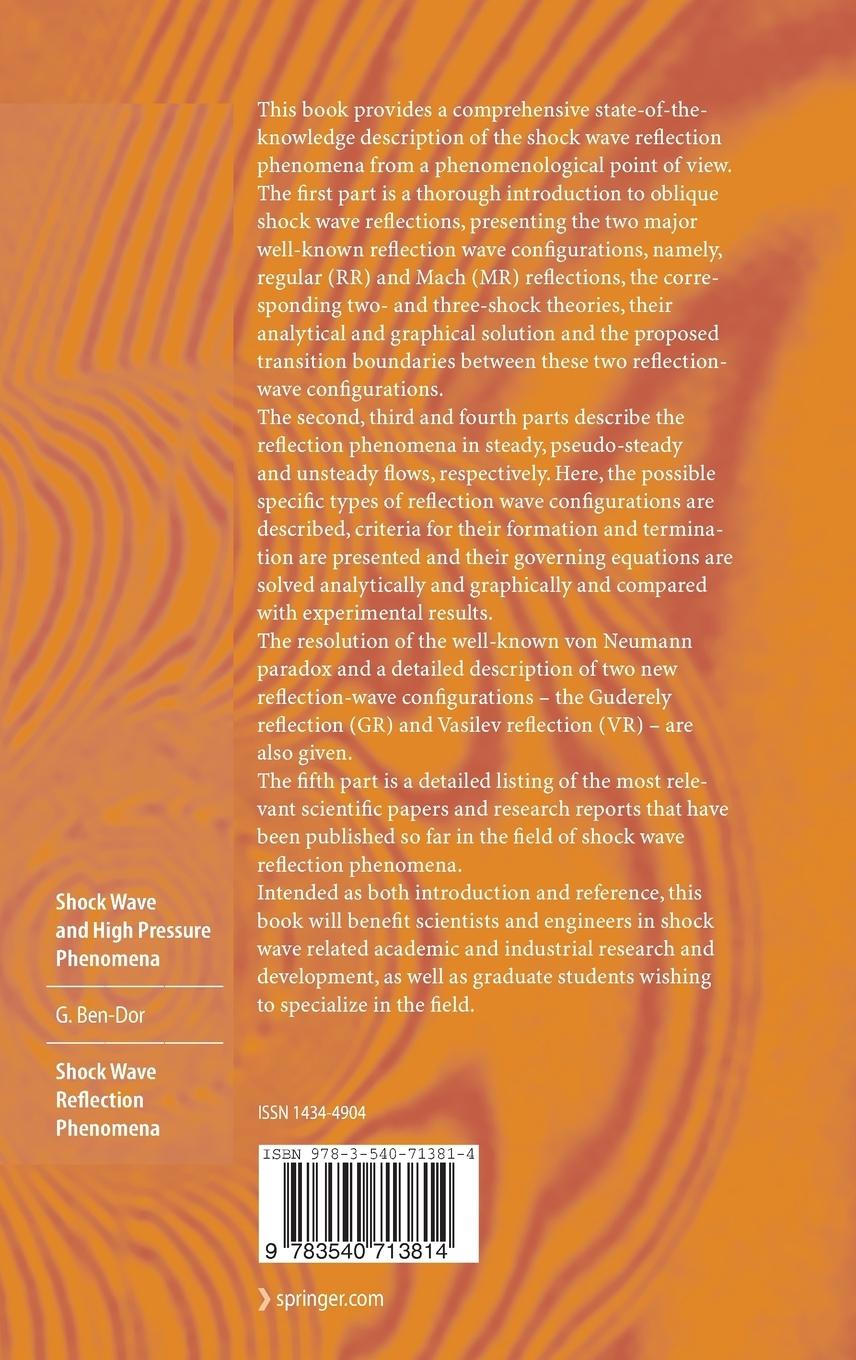 Rückseitencover Shock Wave Reflection Phenomena