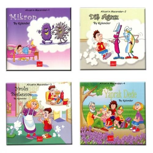 Vorderes Coverbild Alicanin Maceralari 4 Kitap Set Renkli Resimli