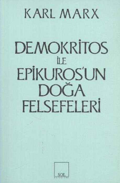 Vorderes Coverbild Demokritos ile Epikurosun Doga Felsefeleri