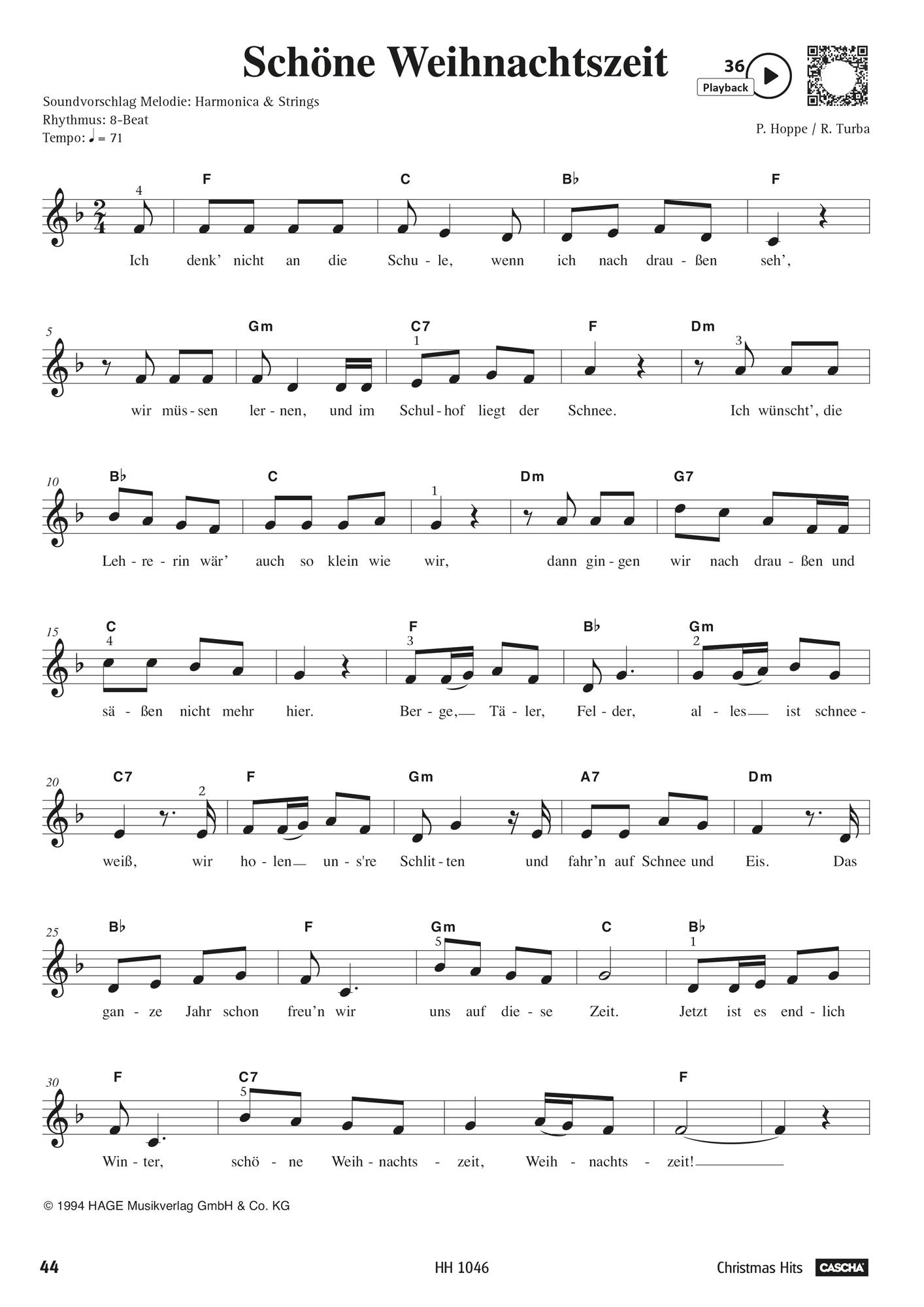 Beispielinhalt (Bild) Christmas Hits