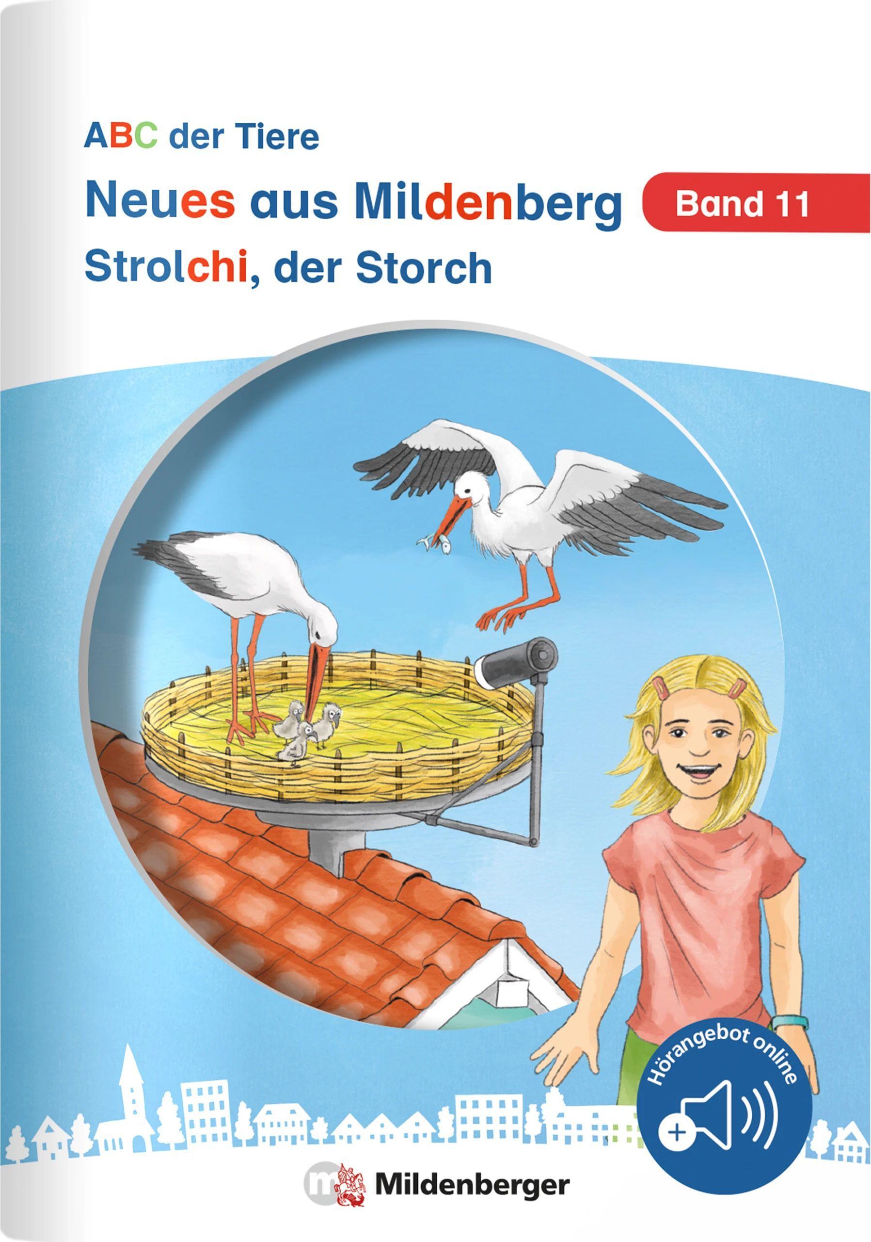 Vorderes Coverbild Neues aus Mildenberg - Strolchi, der Storch