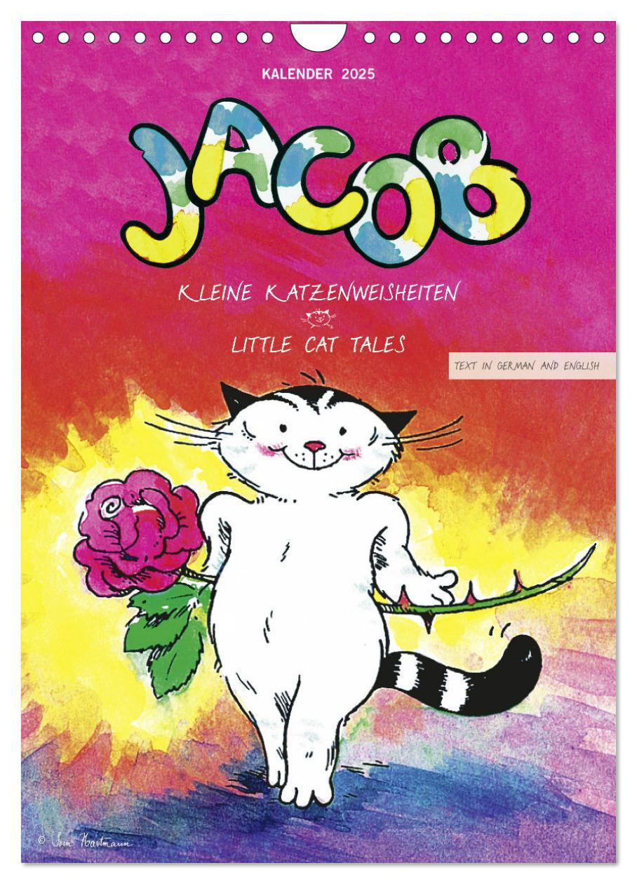 Vorderes Coverbild Kater Jacob: kleine Katzenweisheiten (Wandkalender 2025 DIN A4 hoch), CALVENDO Monatskalender