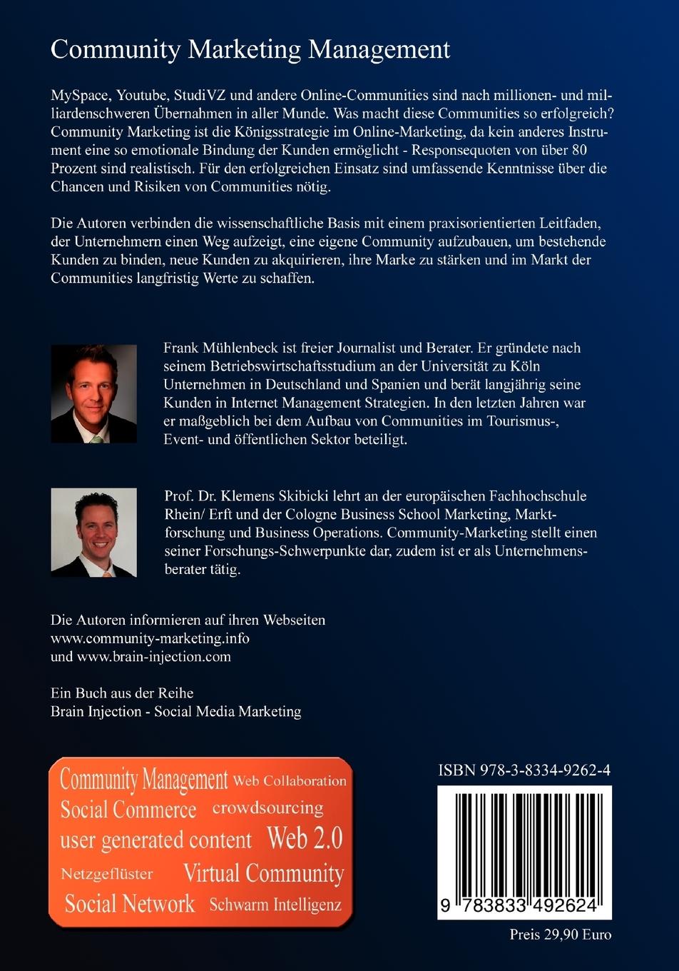 Rückseitencover Community Marketing Management