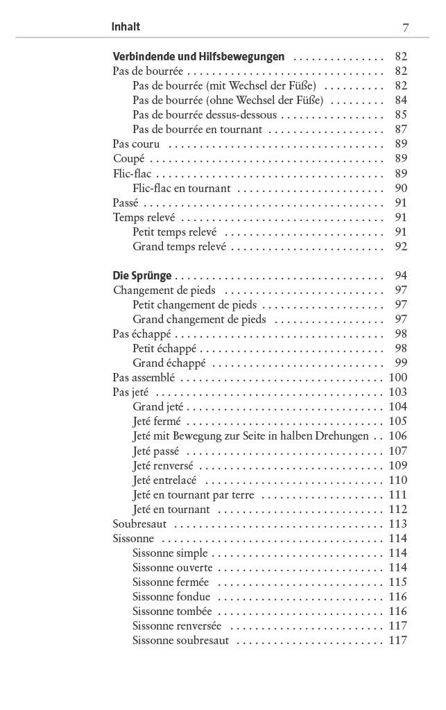 Beispielinhalt (Bild) Grundlagen des klassischen Tanzes