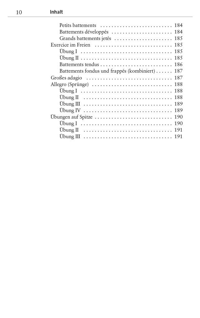 Beispielinhalt (Bild) Grundlagen des klassischen Tanzes