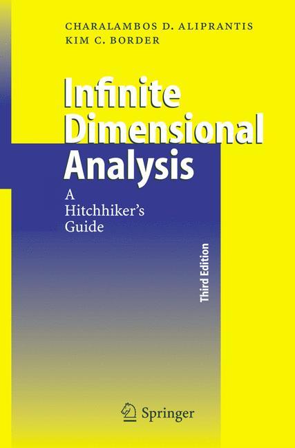 Vorderes Coverbild Infinite Dimensional Analysis