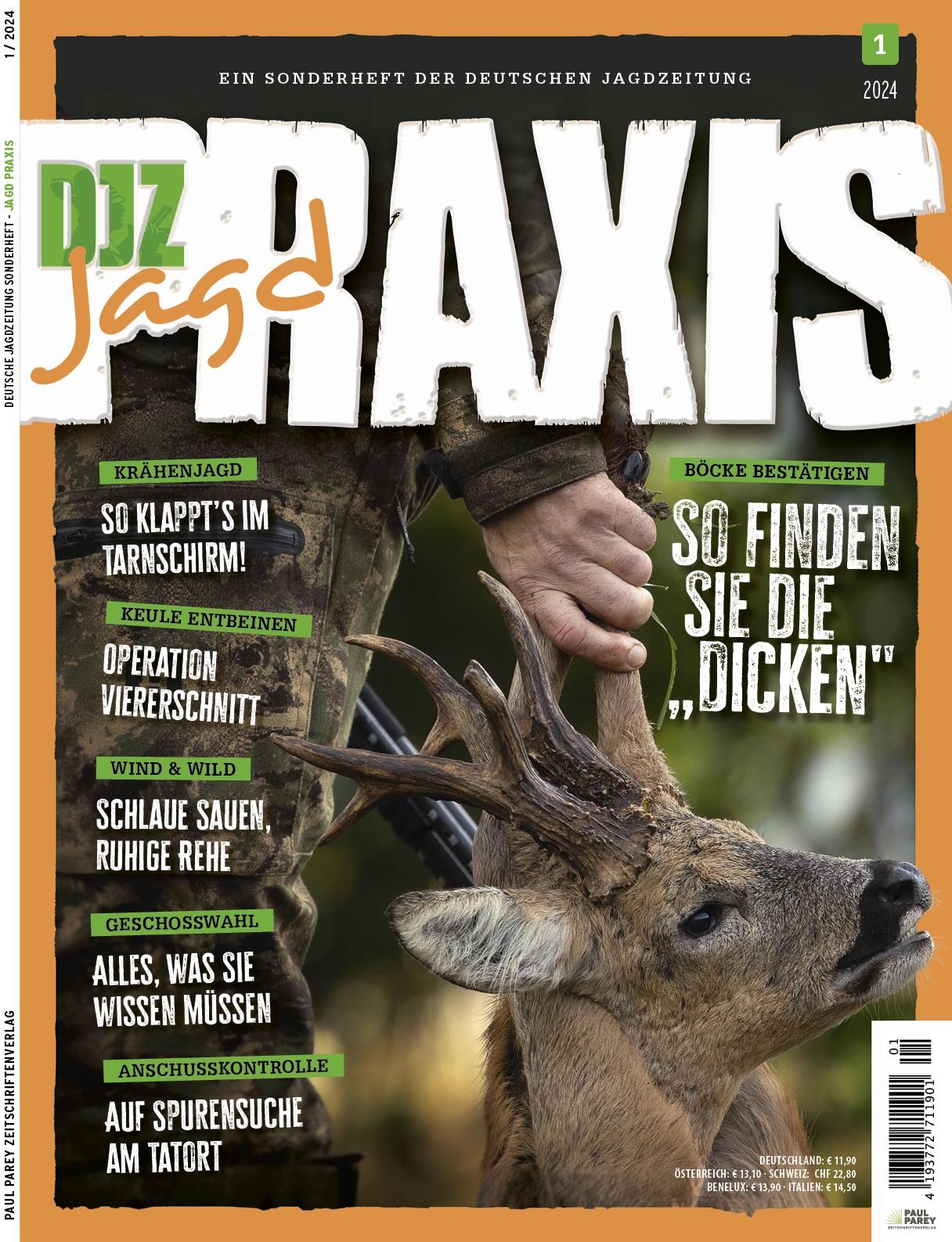 Vorderes Coverbild DJZ Edition: Sonderheft Jagd Praxis Ausgabe 1/2024