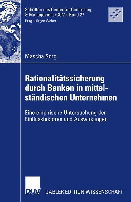 Vorderes Coverbild Rationalitätssicherung durch Banken in mittelständischen Unternehmen