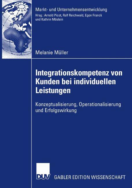 Vorderes Coverbild Integrationskompetenz von Kunden bei individuellen Leistungen