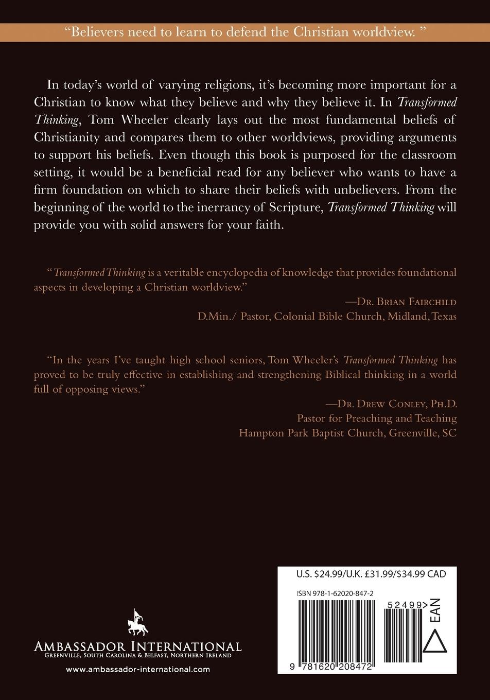 Rückseitencover Transformed Thinking