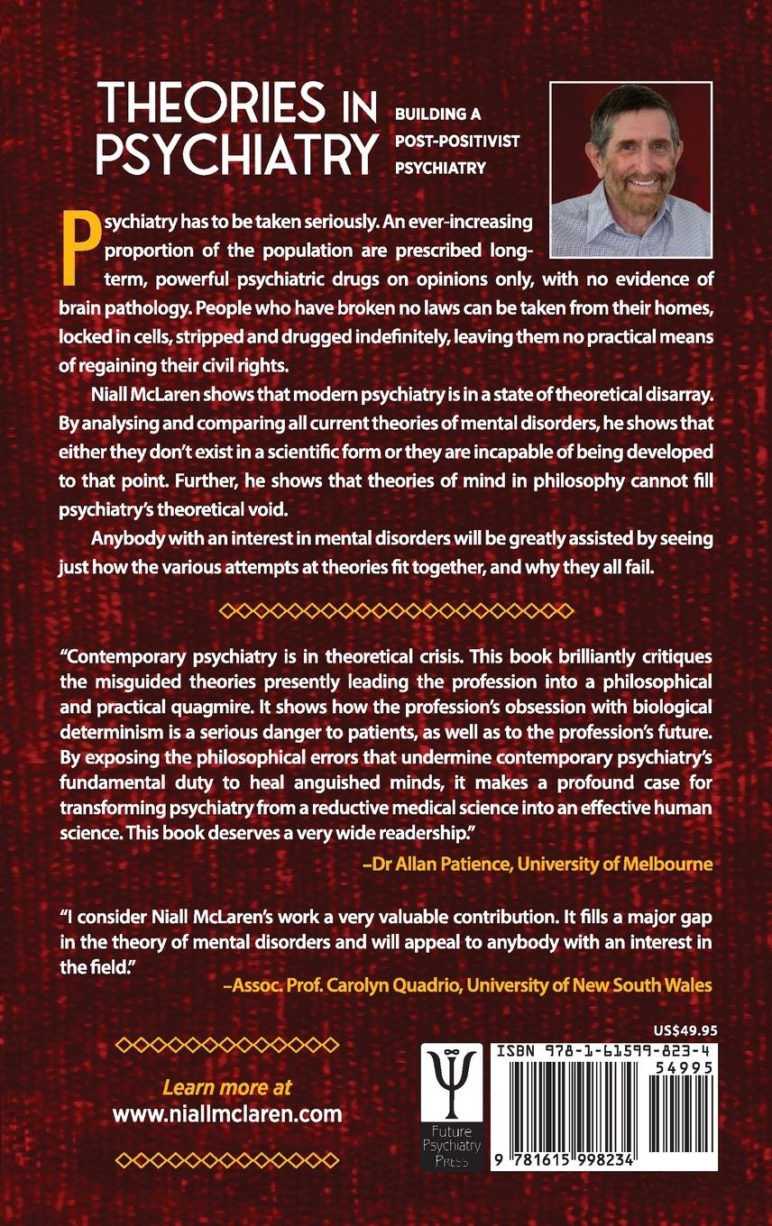 Rückseitencover Theories in Psychiatry