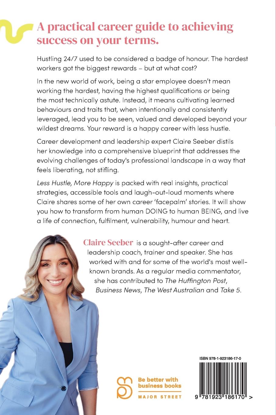 Rückseitencover Less Hustle, More Happy