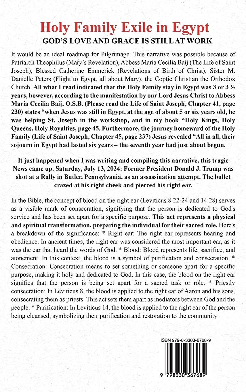 Rückseitencover Holy Family Exile to Egypt
