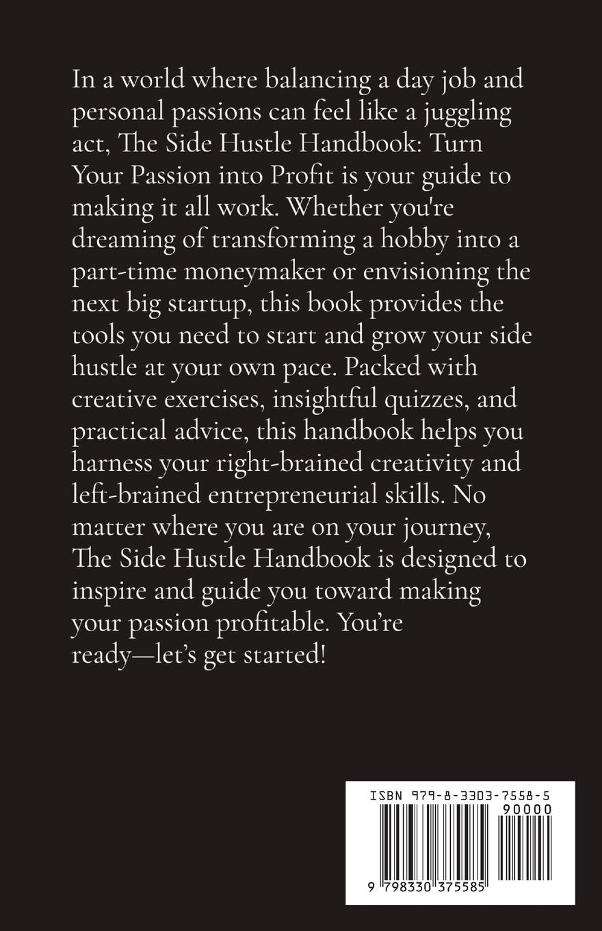 Rückseitencover The Side Hustle Handbook