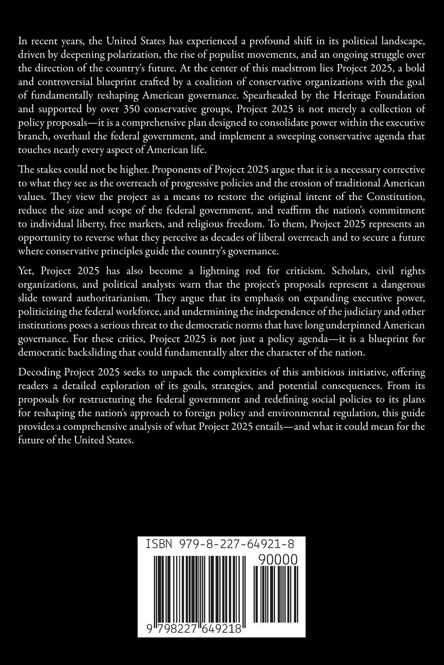 Rückseitencover Decoding Project 2025