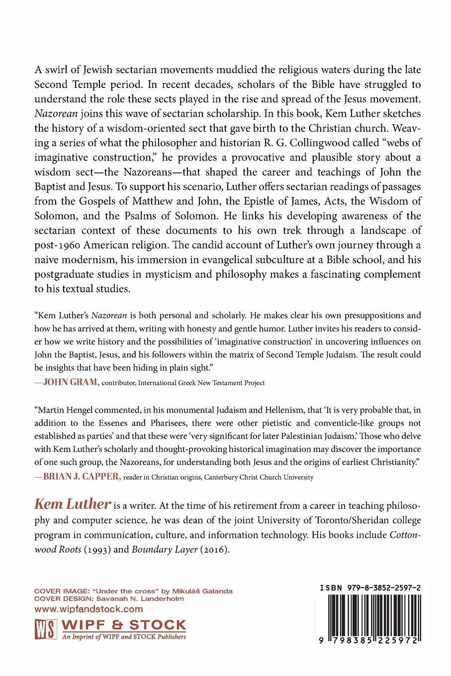 Rückseitencover Nazorean