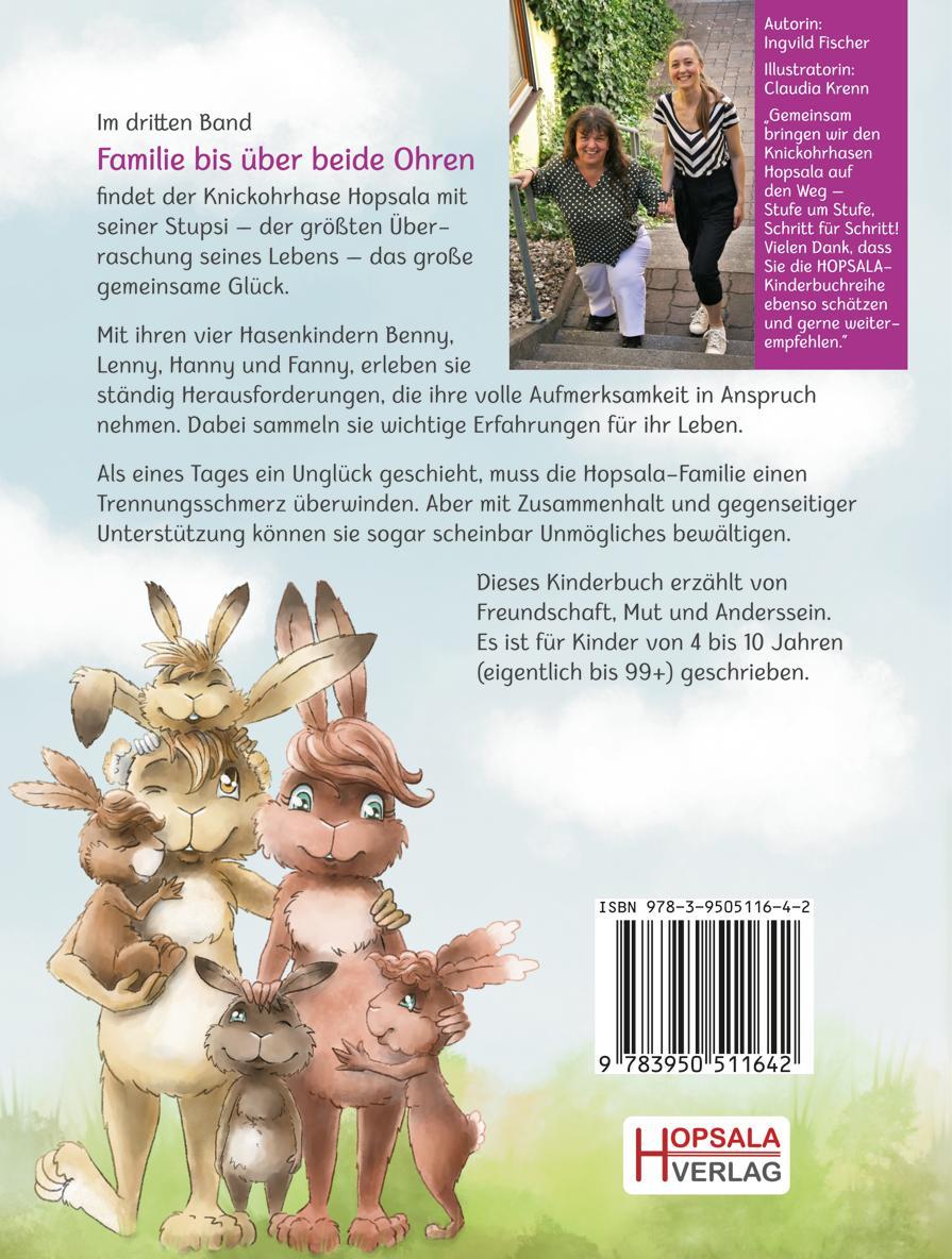 Rückseitencover Der Knickohrhase Hopsala - Band 3