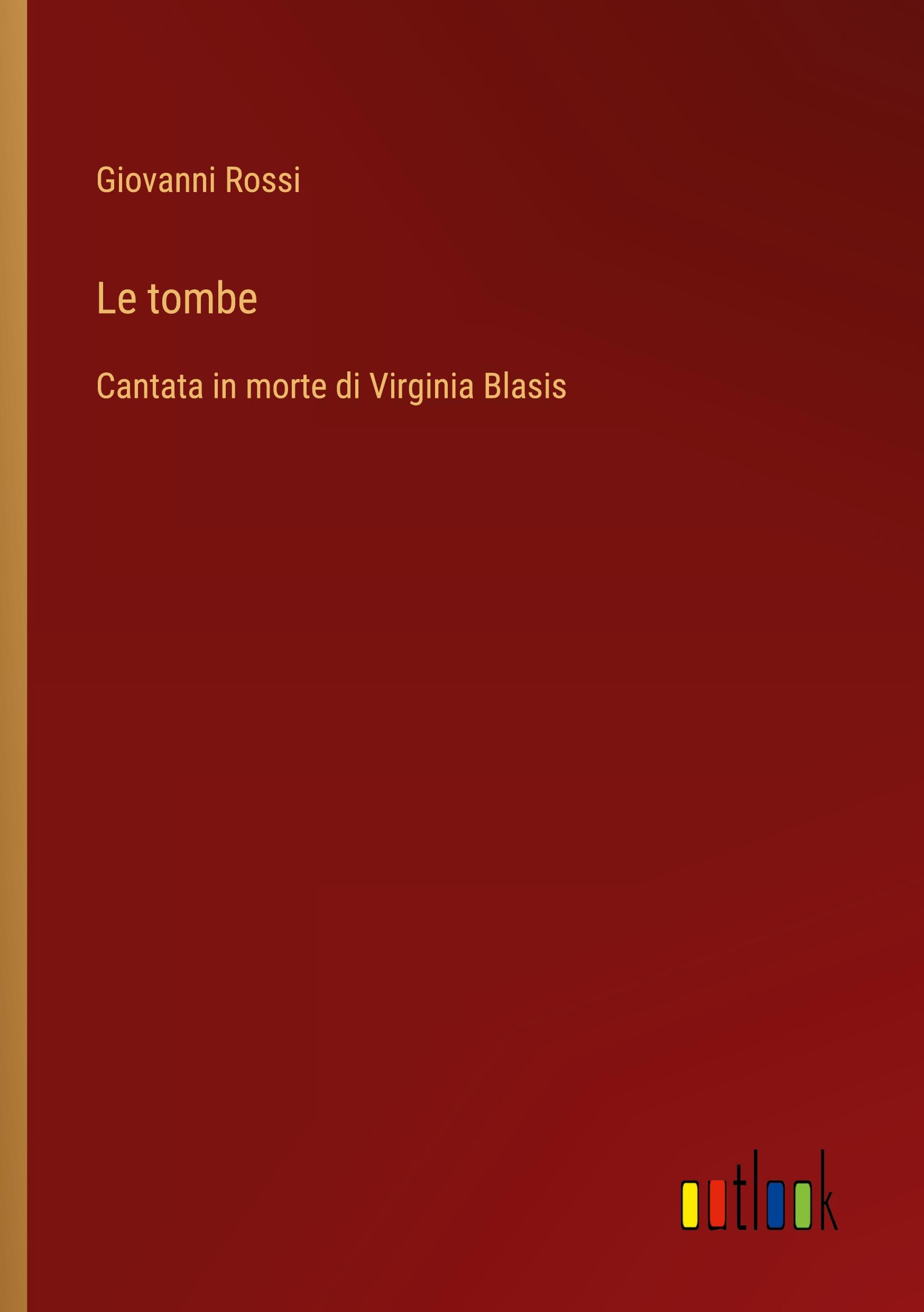 Vorderes Coverbild Le tombe
