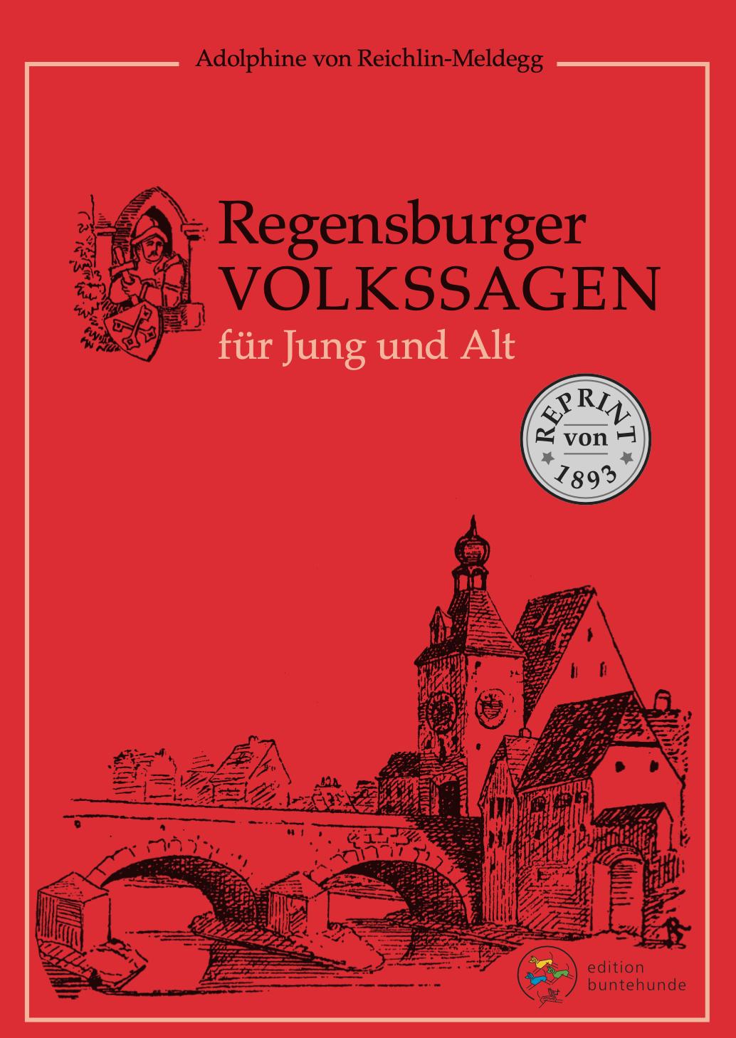 Vorderes Coverbild Regensburger Volkssagen für Jung und Alt