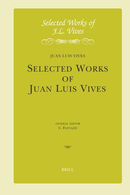 Vorderes Coverbild J.L. Vives: Early Writings I