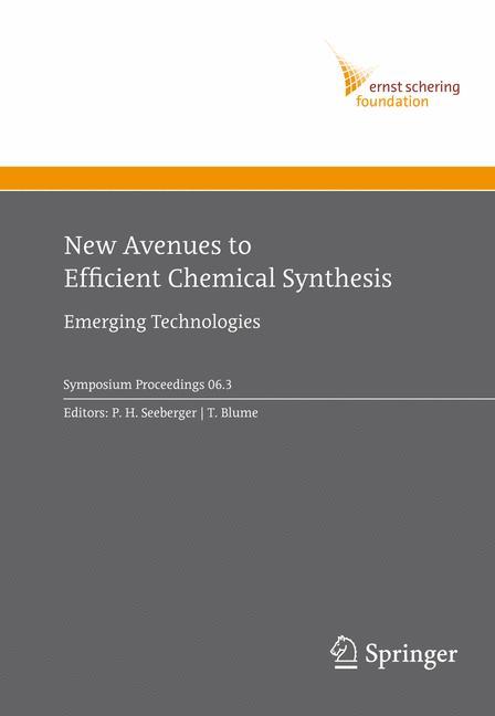 Vorderes Coverbild New Avenues to Efficient Chemical Synthesis
