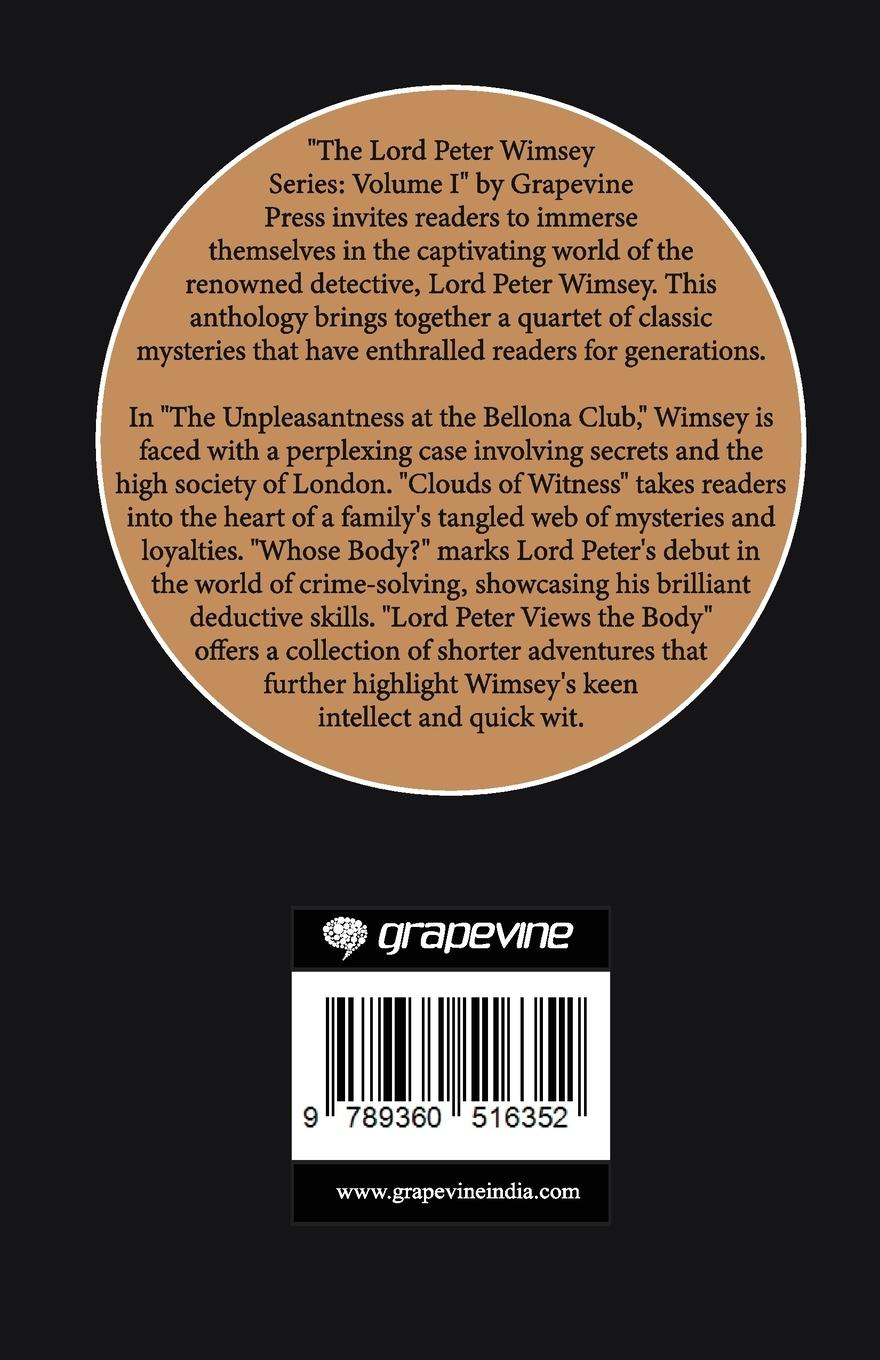Rückseitencover The Lord Peter Wimsey Series