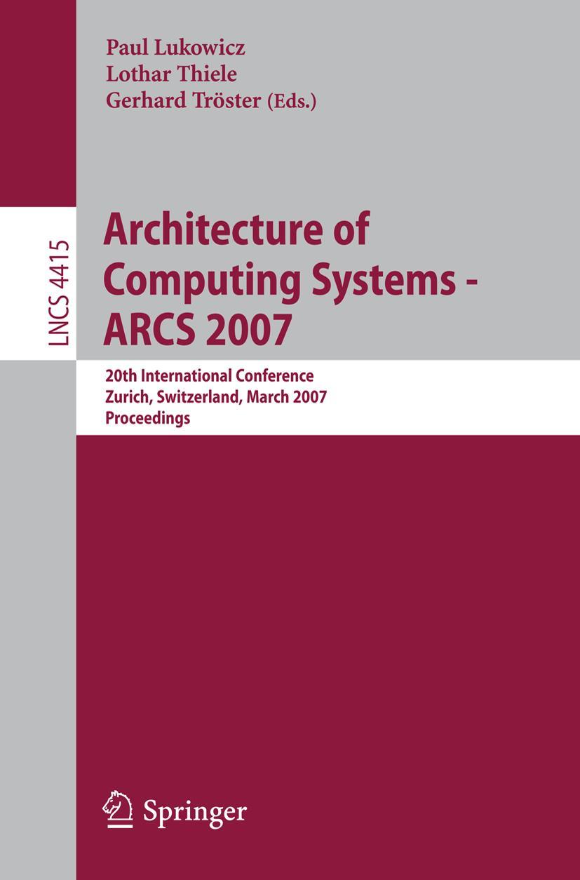 Vorderes Coverbild Architecture of Computing Systems - ARCS 2007