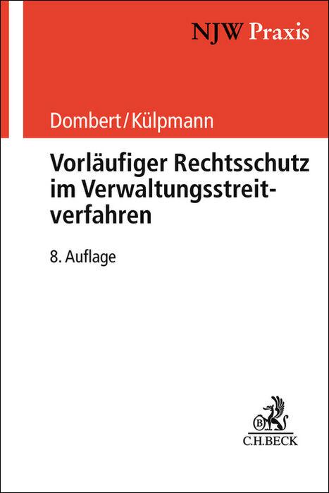Vorderes Coverbild Vorläufiger Rechtsschutz im Verwaltungsstreitverfahren