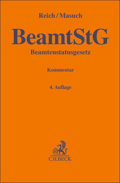 Vorderes Coverbild Beamtenstatusgesetz. BeamtStG