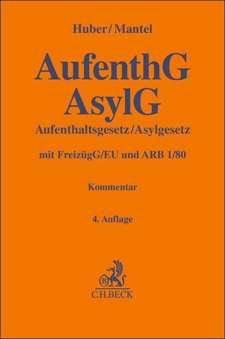 Vorderes Coverbild AufenthG / AsylG