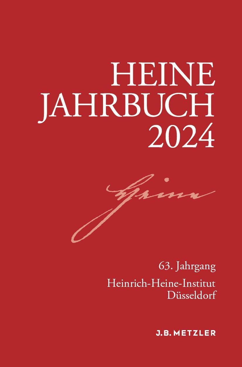 Vorderes Coverbild Heine-Jahrbuch 2024