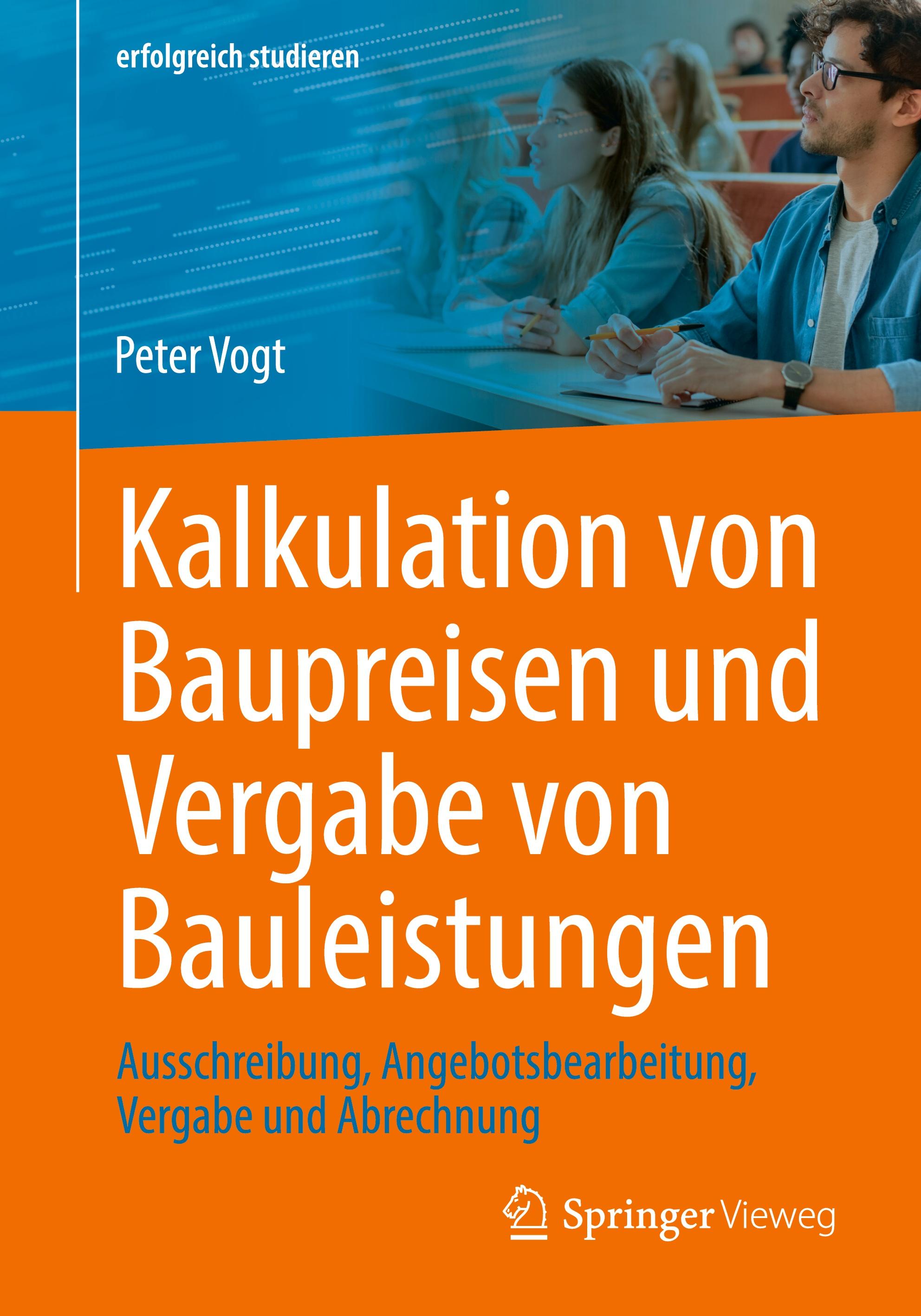 Vorderes Coverbild Kalkulation von Baupreisen und Vergabe von Bauleistungen