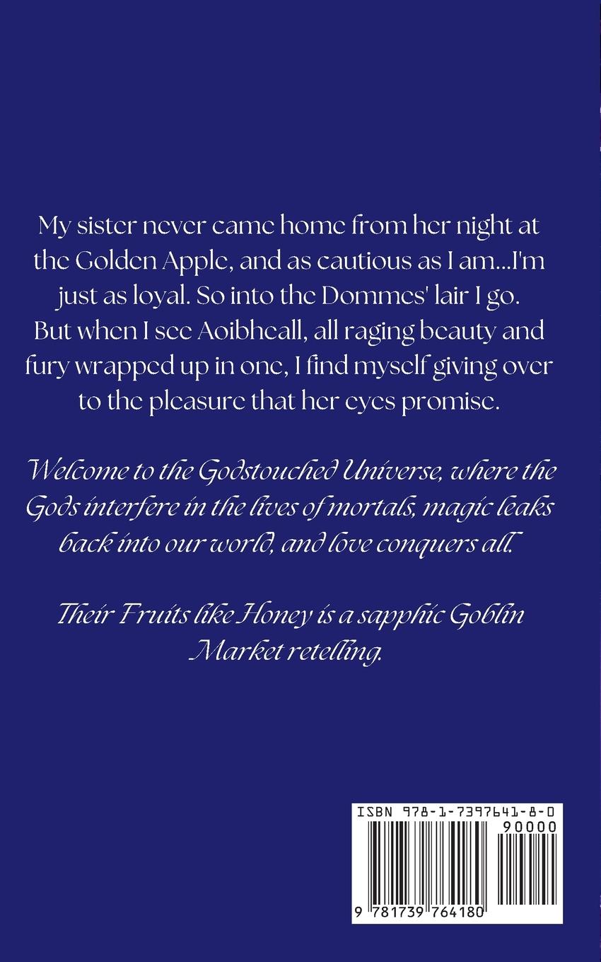 Rückseitencover Their Fruits Like Honey