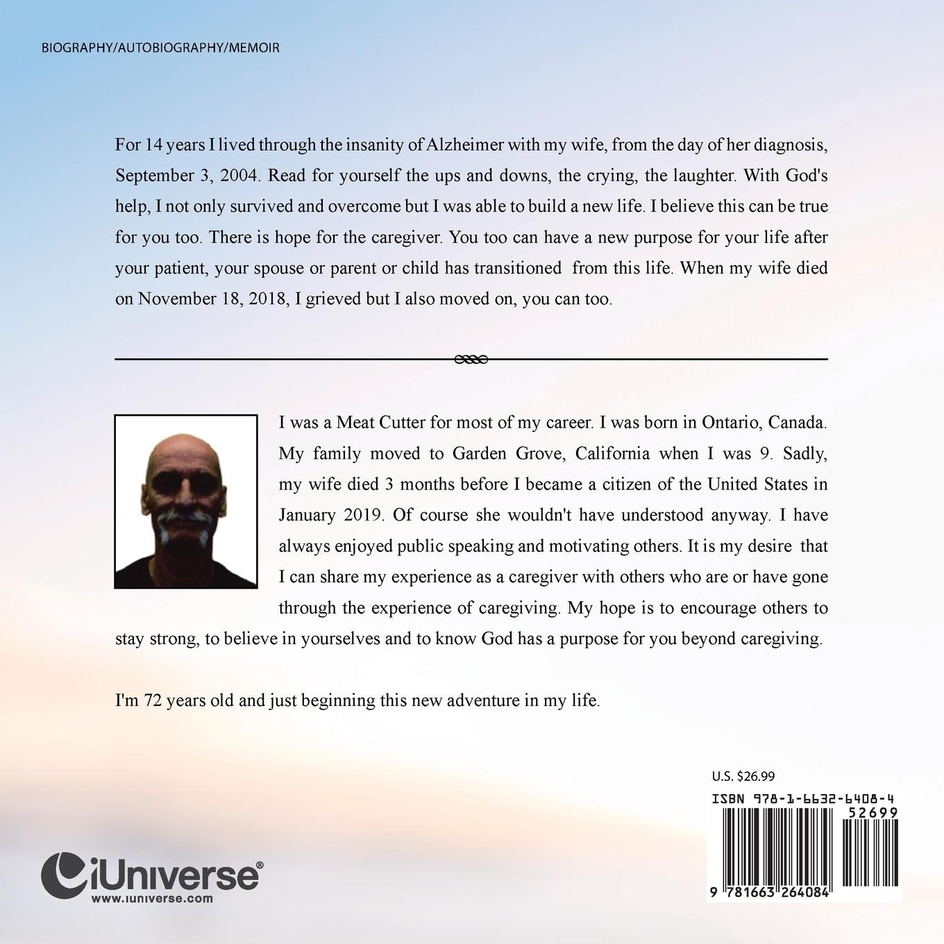 Rückseitencover Alzheimers, A Caregivers Journey into Love