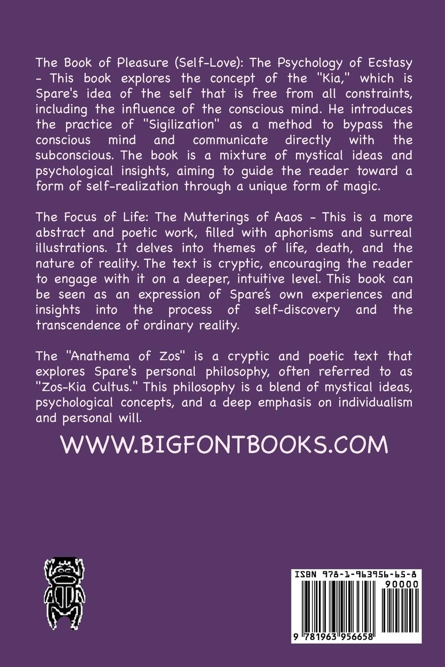 Rückseitencover The Writings of Austin Osman Spare